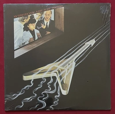 WISHBONE ASH~JUST TESTING LP MINT SEALED! (1980) ORIG PRESS HARD ROCK MCA 3221 - Image 1 of 2