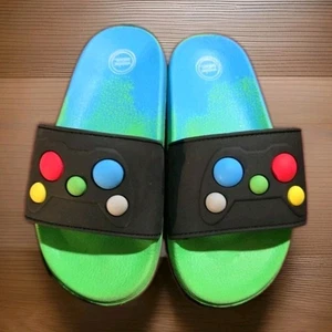 Wonder Nation Videospiel Xbox Controller Slide On Little Man Flops Größe 11-12  - Bild 1 von 10