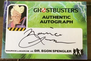 2016 Ghostbusters Maurice LaMarche as Dr. Egon Spengler Autograph Card ML - Bild 1 von 4
