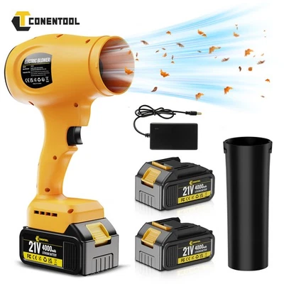 CONENTOOL Neu Akku Bläser Turbogebläse Handgebläse Turbo Luftgebläse für Makita 18V Akku