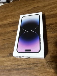Apple iPhone 14 Pro Max Deep Purple 128GB Box Only- No Phone - Picture 1 of 4