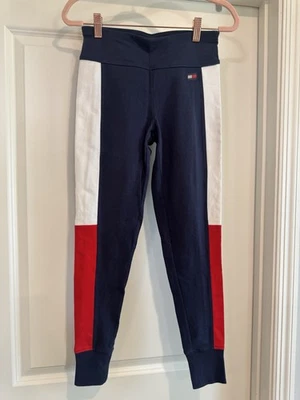 Tommy Hilfiger Red And Blue Women, Pants & Jumpsuits, Leggings Size Small - Image 1 of 4