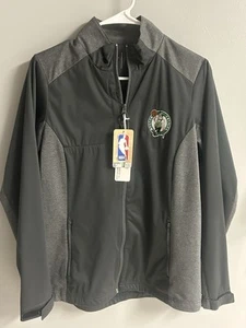 ☘️NWT!Boston Celtics Antigua Fortune Full-Zip Jacket Women's Medium Gray/Black☘️ - Picture 1 of 4