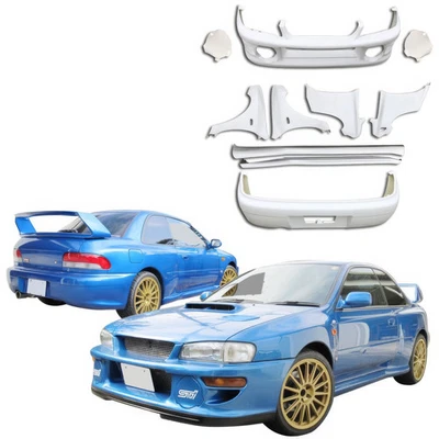 ModeloDrive FRP LS WRC 00 Wide Body Kit 11pc (GC8) 2dr Coupe for Impreza Subaru - Image 1 of 4