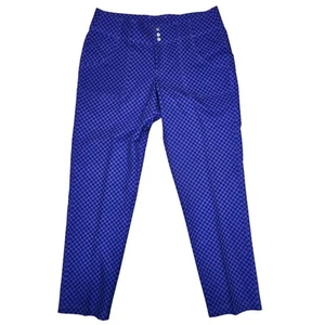 JoFit Check Performance Golfhose Damengröße 6 lila marineblau Polyestermischung - Bild 1 von 7