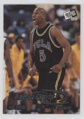 1999 Press Pass Baron Davis #3 Rookie RC - Image 1 of 2