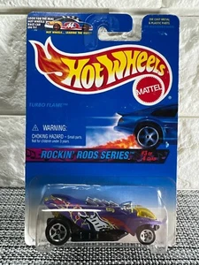 Hot Wheels Rockin' Rods Series #3 of 4 Cars Turbo Flame Collector #571 Purple - Picture 1 of 4