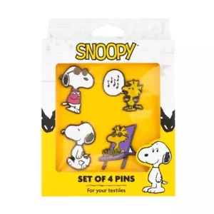 Peanuts Set Spille Snoopy Woodstock Pins Ufficiale Confezione Originale Regalo - Foto 1 di 7