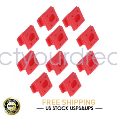 10 piezas para BMW 745Li 2002 2003-2005 rojo tablero molduras clips retenedor51458266814 Foto 1 de 4