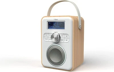 i-Box Tune DAB/DAB+/FM Portable Radio with Bluetooth, Mains and Battery Powered - Image 1 of 3