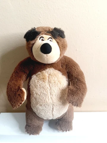 Masha and the Bear Plush Stuffed Animal Cartoon Series Toy Cover