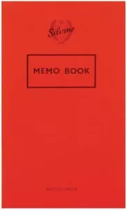 Silvine SV042F 158mm x 99mm Libro Memo Fine Rosso Confezione da 24 - Foto 1 di 3