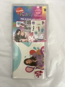 NIP - Nickelodeon - iCarly - 24 Peel and Stick Reusable Wall Stickers - Picture 1 of 9