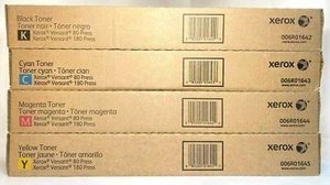 Jeu de toners CMJN presse Xerox Versant 80 180 original 006R01642 - 006R01645 neuf emballage d'origine - Photo 1/3