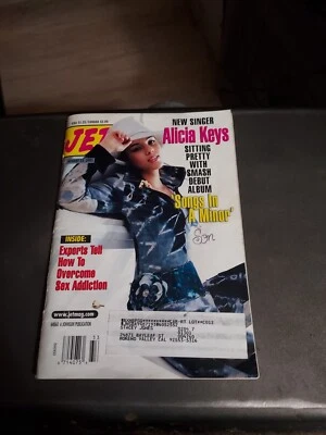 Jet Magazine August 13 2001 Vol 100 #9 Alicia Keys Debut Album Songs in a Minor - Image 1 of 2