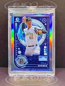 PAUL SKENES REFRACTOR NOVATO 2024 BOWMAN CROMO SP TOPPS RC INVERSIÓN PIRATAS - Imagen 1 de 4