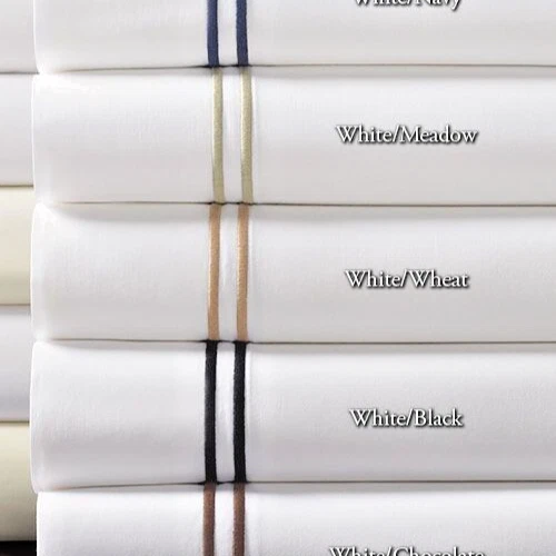 FUNDA DE ALMOHADA ITALIA SFERRA GRANDE HOTEL INDIVIDUAL ALGODÓN KING BLANCA CON PUNTADA DE TRIGO Foto 1 de 1