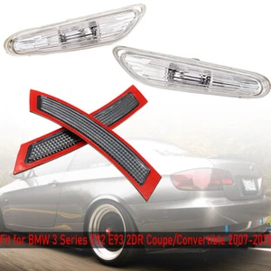 2XPair Front Bumper Reflectors +Turn Indicator Side Marker Light For BMW E92 E93 - Bild 1 von 5