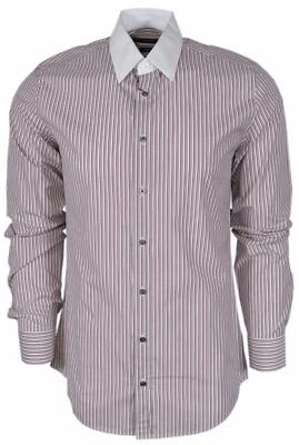 New Gucci Men's 368680 Striped Cotton Button Down Classic Fit Dress Shirt 15 39 - Image 1 of 4
