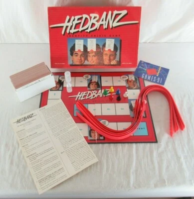 Juego de mesa Hedbanz Party Future Trends Experience 1991 vintage 100 % COMPLETO - Imagen 1 de 4