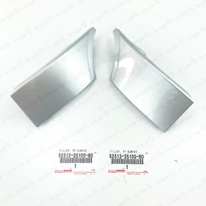 NEW GENUINE TOYOTA 2007-2014 FJ CRUISER  SILVER FRONT BUMPER FILLER RH & LH - Bild 1 von 5