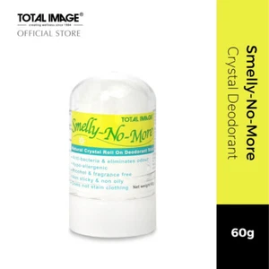 Deodorant Crystal Smelly No More 60g Eliminates Body Odour Natural (2 sets 60g) - Picture 1 of 7