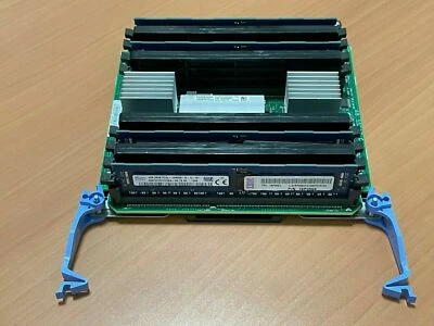IBM 00E2097 8x Slot POWER7 DDR3 Server P7 Memory Riser Card w/ 16GB RAM - Image 1 of 4