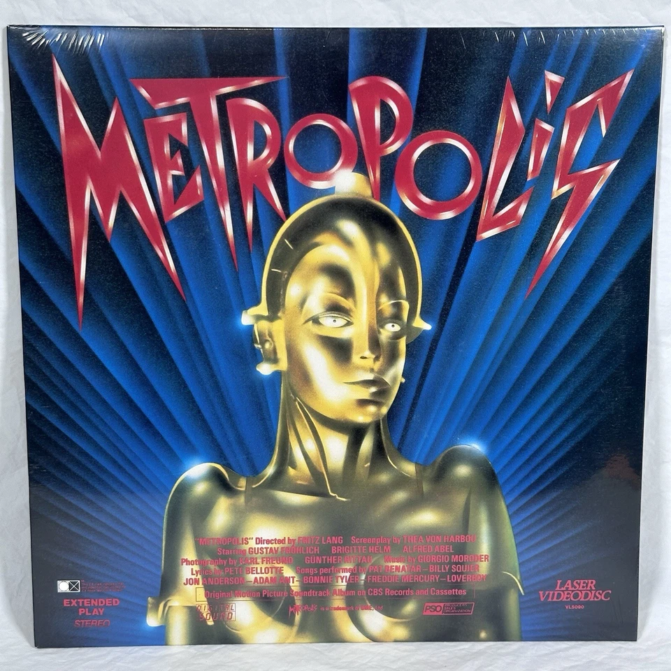 Metropolis: Moroder's 1984 VL5090 Laserdisc Sealed - Image 1 of 4