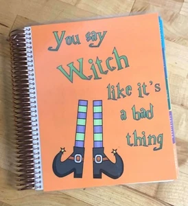 Witch Bad Thing Halloween Fall Cover Set 4 use w Erin Condren Life Planner~ - Bild 1 von 3