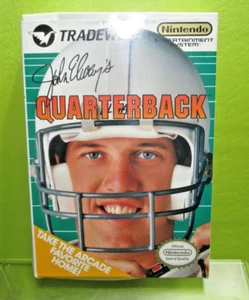 Vintage NES - John Elway’s Quarterback Game & Box Nintendo Super Clean!!! - Picture 1 of 9