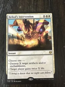 MTG Card Heliod's Intervention Theros Beyond Death 019/254 Regular Rare - Picture 1 of 4