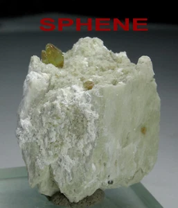 277 CARATS NATURALTITANITE SPHENE MINERAL FROM PAKISTAN, (L-2021) - Picture 1 of 10