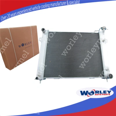 Radiador de aluminio para Jeep Grand Cherokee 5,2 L V8 1993-1997 y WAGONEER EN 2 filas Foto 1 de 4