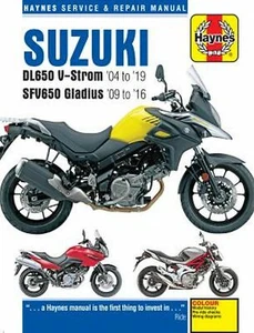 Manual de reparación / manual Suzuki DL 650V corriente y SFV650 Gladius 04-19 - Imagen 1 de 4