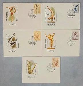 Russia-USSR, 1979, Olympics Moscow 80, set 5 FDC, Mi 4830-34, comb. shipping. - Picture 1 of 1