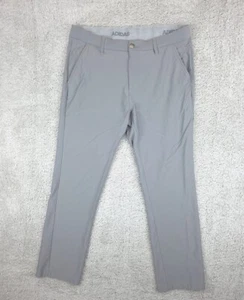 Adidas Men's Grey Golf Stretch Performance Chino Pants Size 32/30 Measured 34/29 - Picture 1 of 16