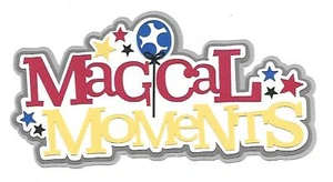 PIEZAS DE PAPEL ÁLBUM DE RECORTES PREFABRICADAS-PARA DISEÑO-DISNEY-MICKEY MOUSE-MOMENTOS MÁGICOS - Imagen 1 de 1