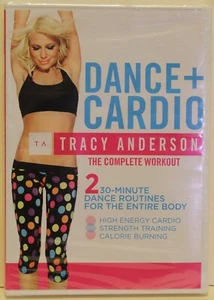 NEW Tracy Anderson Dance + Cardio 2 complete workouts DVD exercise fitness - Imagen 1 de 3