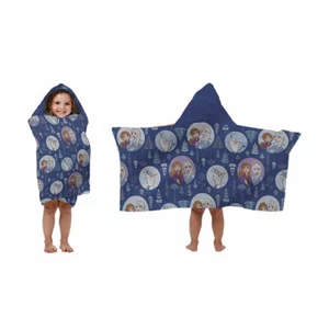 NEW Disney Frozen Elsa Kids Hooded Poncho Throw Official Licensed - Picture 1 of 1