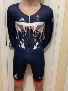 Team GB Great Britain Speedsuit Cycling Bodyskin RIO OLYMPICS L/s Body Paint - Picture 1 of 3