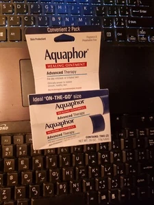 Aquaphor Healing Ointment Advanced Therapy Dry Skin Protectant Dye Free 0.35oz. - Picture 1 of 22