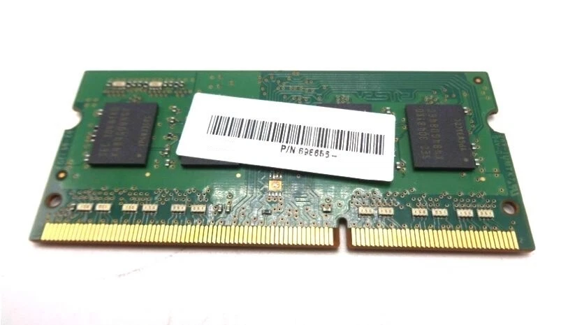 Genuine HP 4GB PC3L-12800S DDR3 1600MHz SoDimm Memory Module 698656-TC0 - Image 1 of 1