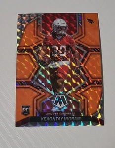 2022 Panini Mosaic Reactive Orange Prizm Keaontay Ingram RC #355 Arizona - Picture 1 of 2
