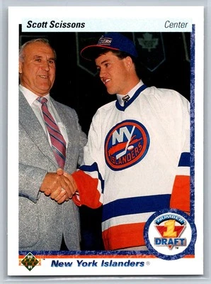 1990-91 Upper Deck #357 Scott Scissons - Image 1 of 2