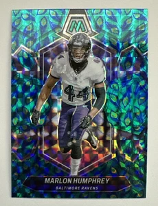 2024 Mosaic Marlon Humphrey SSP Choice Peacock Prizm #20 Baltimore Ravens - Picture 1 of 2