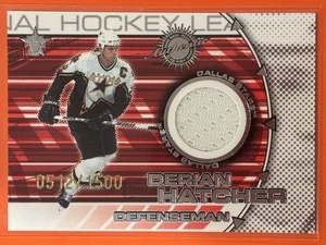 2000 Pacific Vanguard Derian Hatcher/Mike Modano Dual Game-Worn Jerseys /1500 - Picture 1 of 2