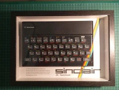 Vintage ZX Spectrum im 3D-Objektrahmen – Ein exklusives Sammlerstück - Bild 1 von 4
