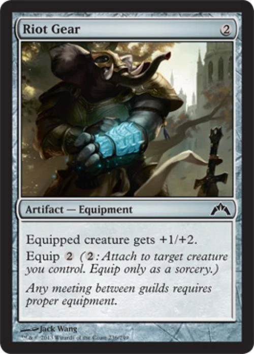 Riot Gear -Foil Medium Play MTG Gatecrash - Image 1 of 1