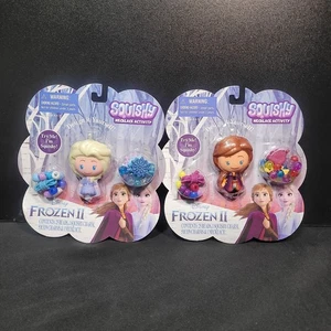 Lotto di 2 set attività collana squishy fai da te Disney Frozen II - Anna & Elsa NUOVI - Foto 1 di 8