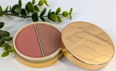 NEW💋Estee Lauder Blush All Day Natural Cheek Color Duo 03-Rosemarble 19-Suede - Image 1 of 4